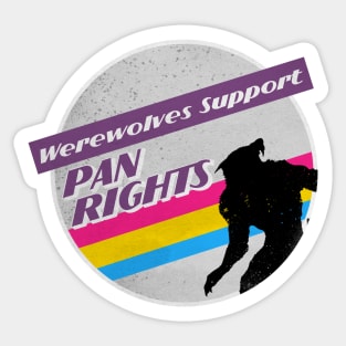 Pan Rights Werewolf Sticker